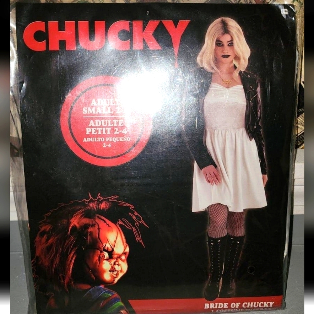 Bride of Chucky Tiffany Women's Halloween Costume Sz Small S 2-4